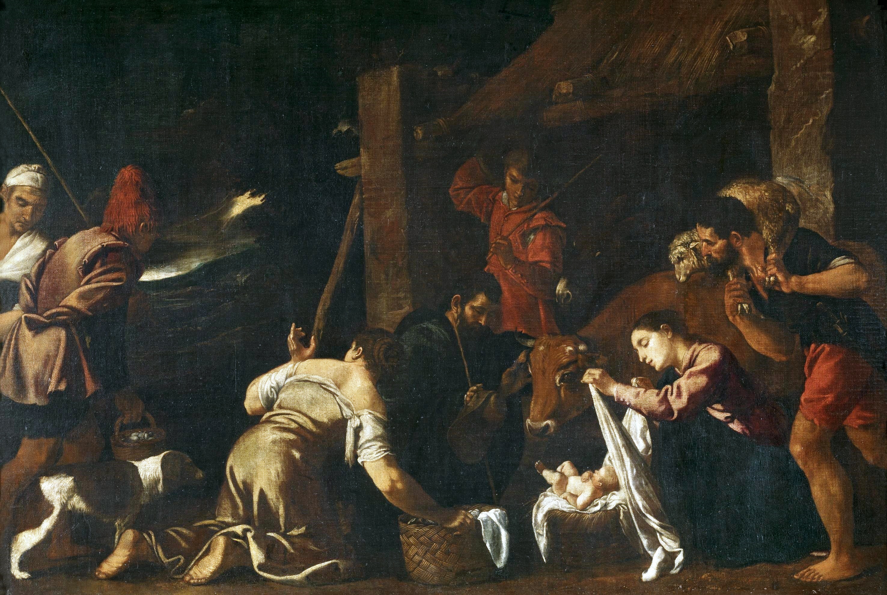 Pedro Orrente, The Adoration of the shepherds