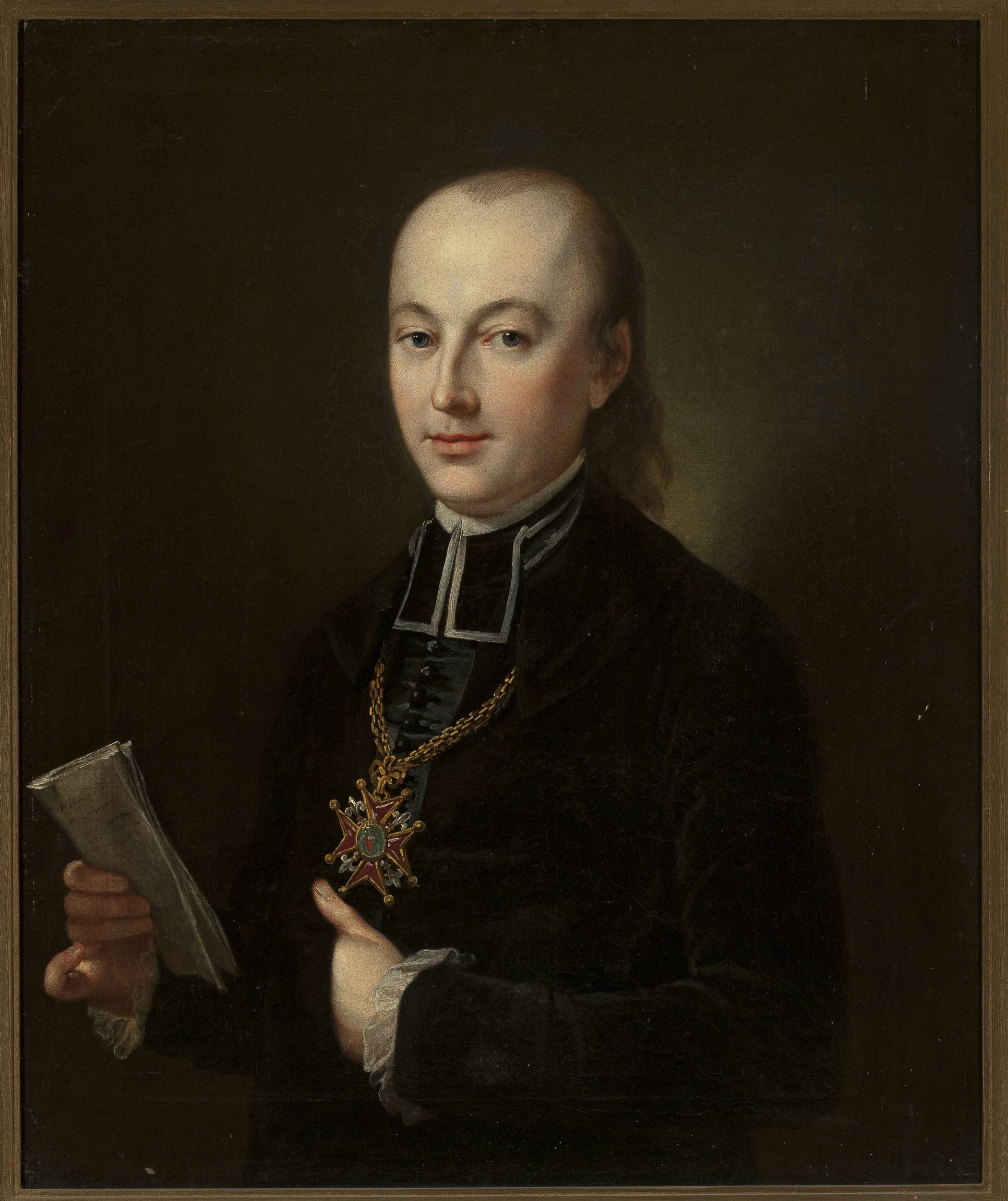 Józef Simmler, Portrait of Antoni Kruszewski, prelate