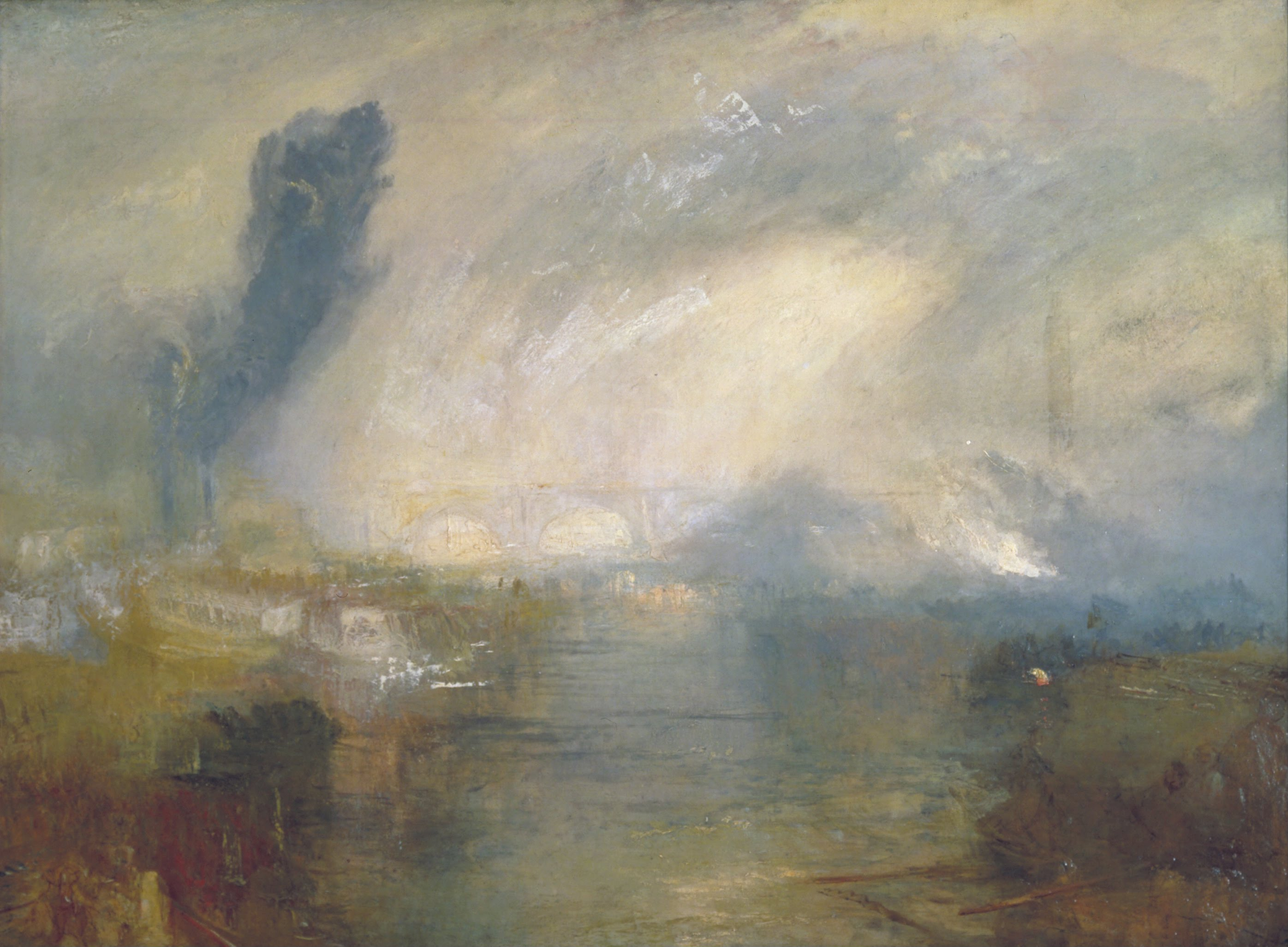 J. M. W. Turner, The Thames above Waterloo Bridge