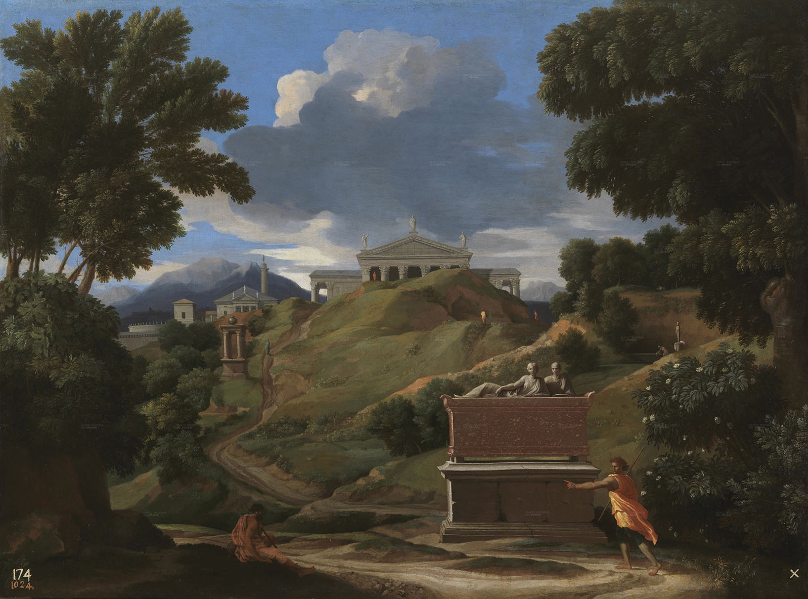 Nicolas Poussin, Landscape with Ruins