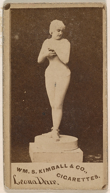 William S. Kimball & Company, Leona Dare, from the Actresses series (N203) issued by Wm. S. Kimball & Co.