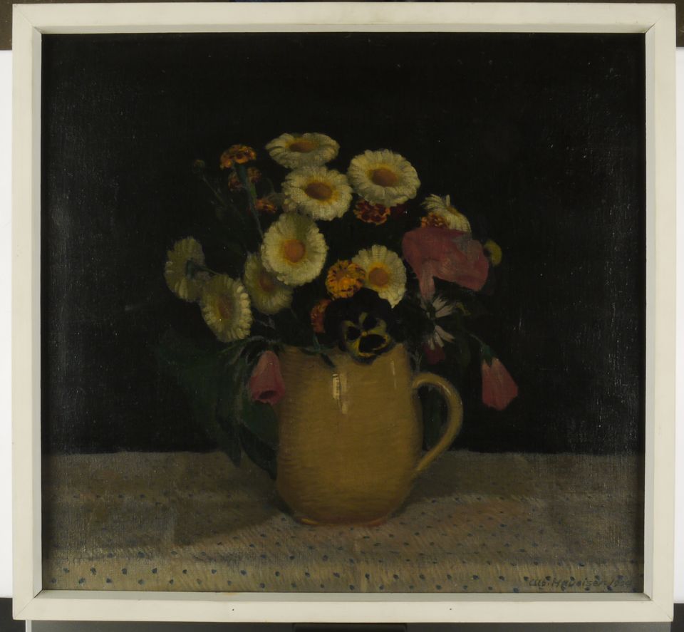 Albert Haueisen, Blumen im Tonkrug