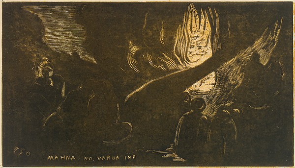 Paul Gauguin, The Devil Speaks (Mahna No Varua Ino), from Fragrance (Noa Noa)