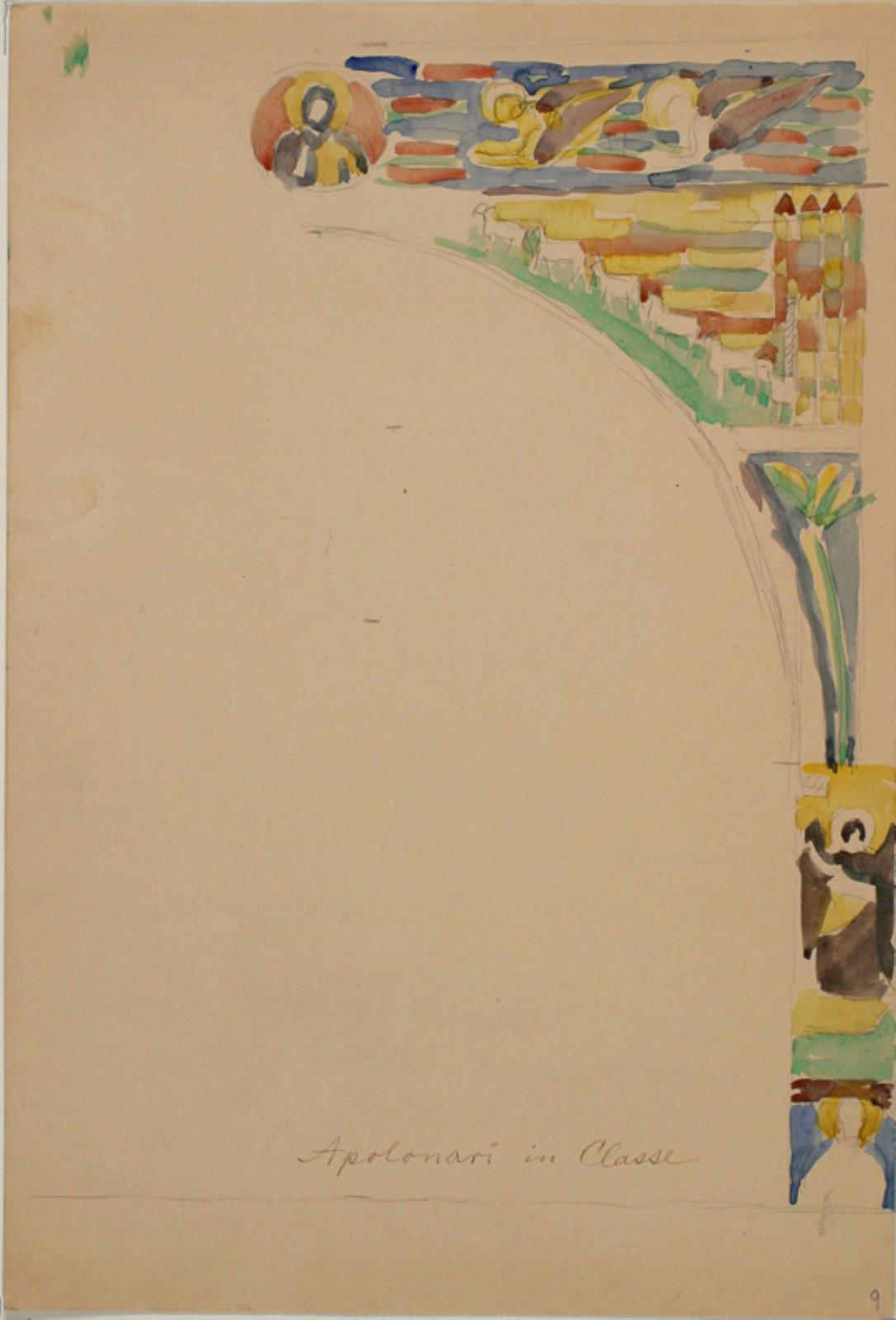 Niels Larsen Stevns, Studier af oldkristne motiver, Apolonari in Classe