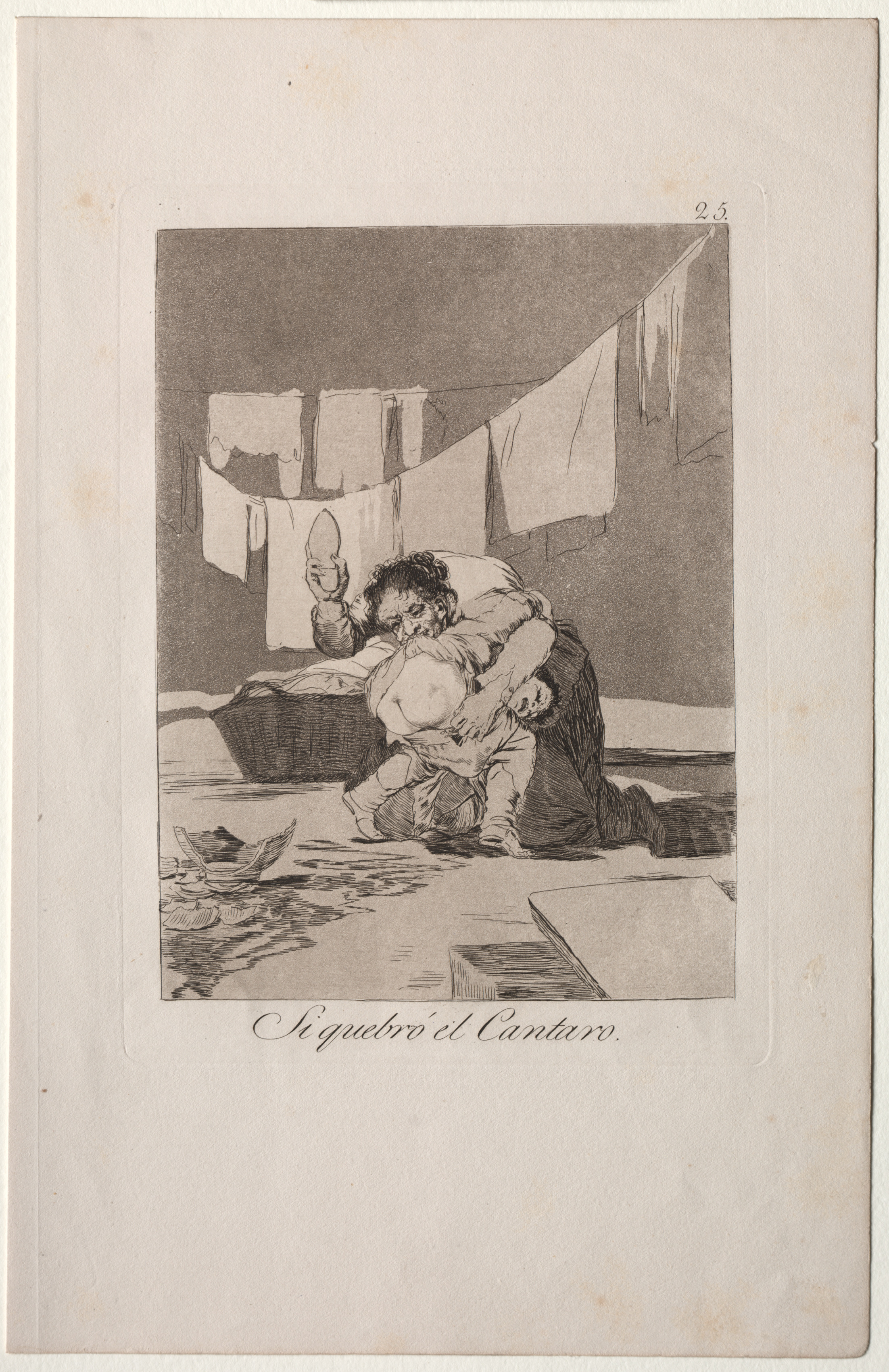 Francisco de Goya, Yes, He Broke the Pot, Plate 25
