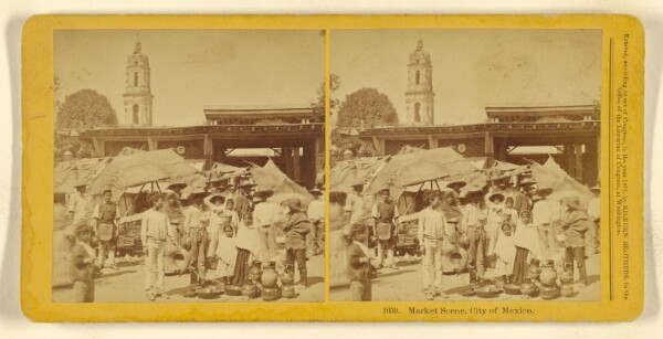 Benjamin West Kilburn, Market Scene, City of Mexico.