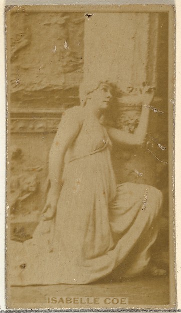 W. Duke, Sons & Co., Isabelle Coe, from the Actors and Actresses series (N145-8) issued by Duke Sons & Co. to promote Duke Cigarettes