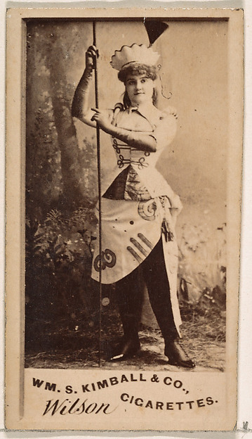 William S. Kimball & Company, Miss Wilson, from the Actresses series (N203) issued by Wm. S. Kimball & Co.