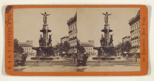 Edward and Henry T. Anthony & Co., The Tyler Davidson Fountain. (General View, Front). [Cincinnati, Ohio]