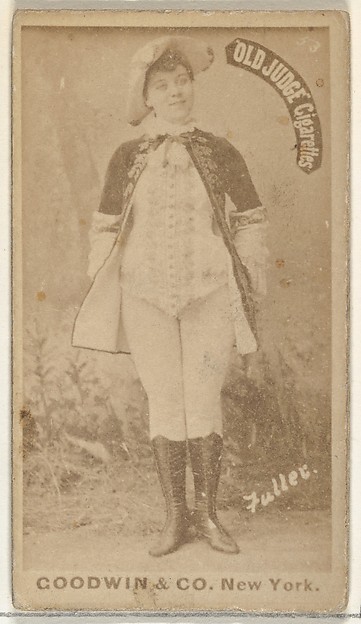 Goodwin & Company, Fuller, from the Actors and Actresses series (N171) for Old Judge Cigarettes