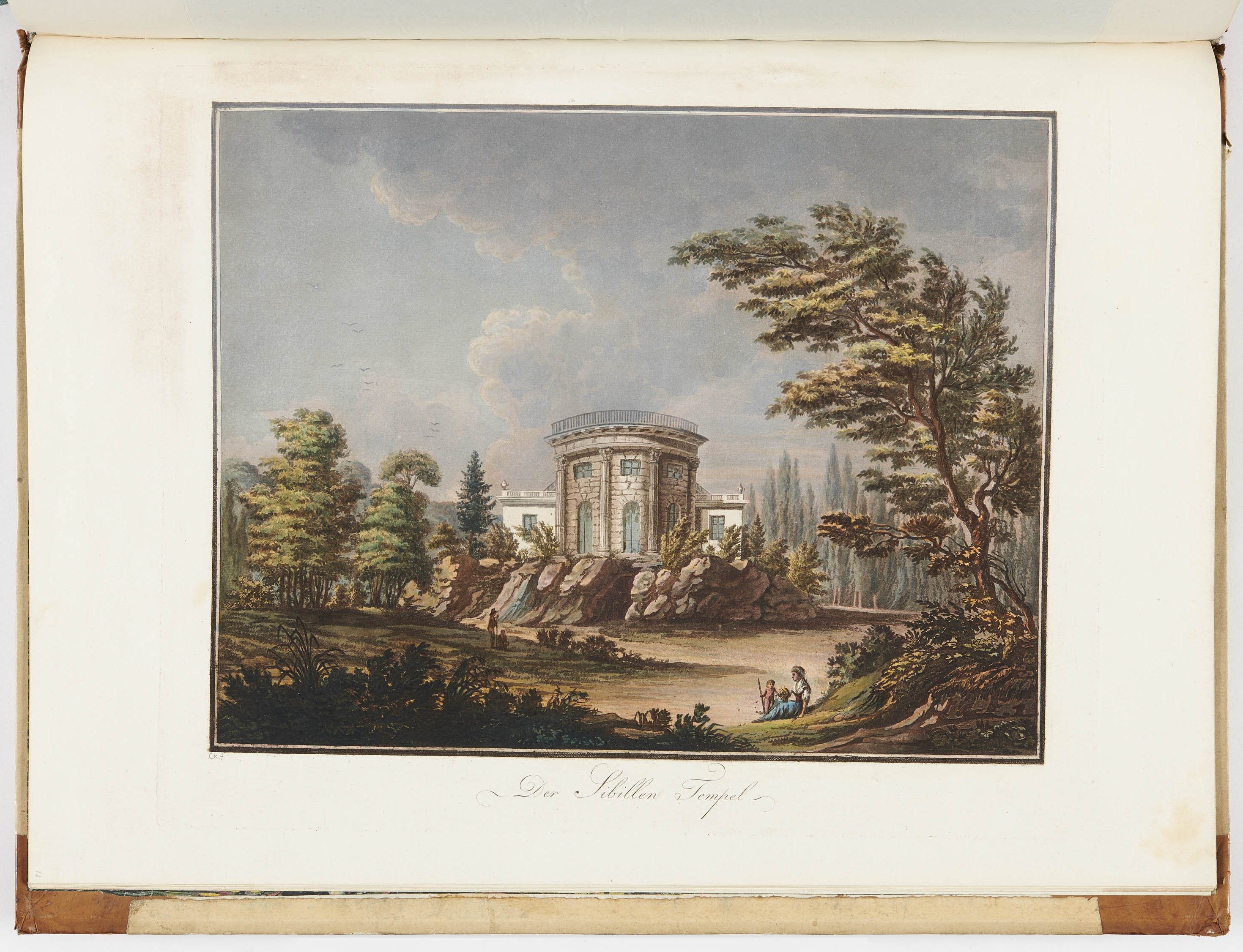 Johann Friedrich Frauenholz, "Der Sibillen Tempel" in Hohenheim
