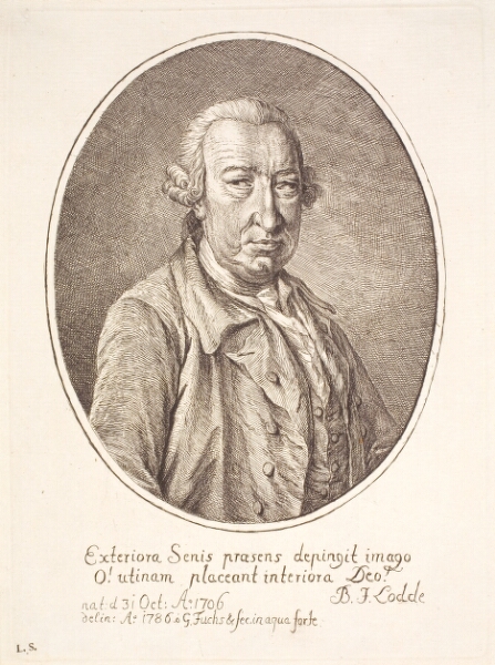 Georg Mathias Fuchs, Portræt af Barthold Johan Lodde, oversætter