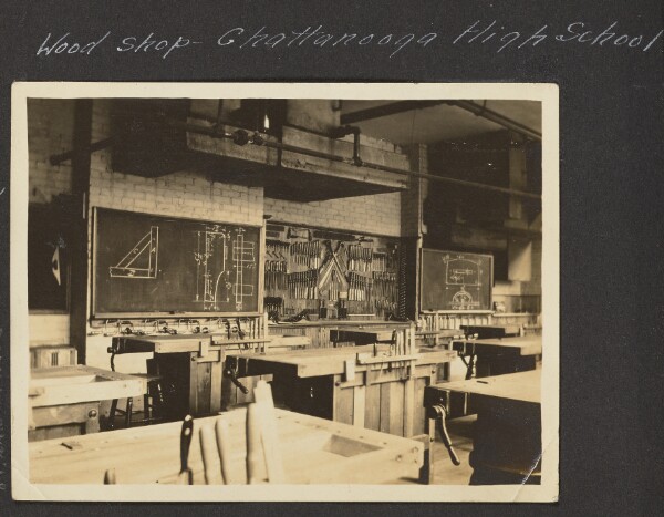 Unknown, [Wood Shop. Chattanooga High School.]
