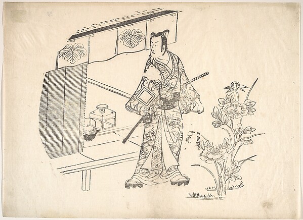 Unidentified artist, One of Six Impressions from Worn Old Blocks