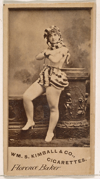 William S. Kimball & Company, Florence Baker, from the Actresses series (N203) issued by Wm. S. Kimball & Co.