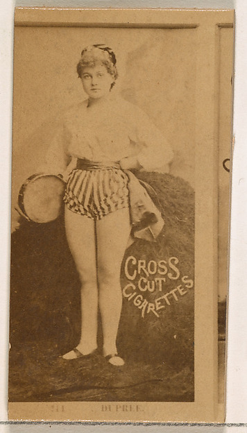 W. Duke, Sons & Co., Card Number 241, Dupree, from the Actors and Actresses series (N145-2) issued by Duke Sons & Co. to promote Cross Cut Cigarettes