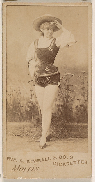 William S. Kimball & Company, Miss Morris, from the Actresses series (N203) issued by Wm. S. Kimball & Co.