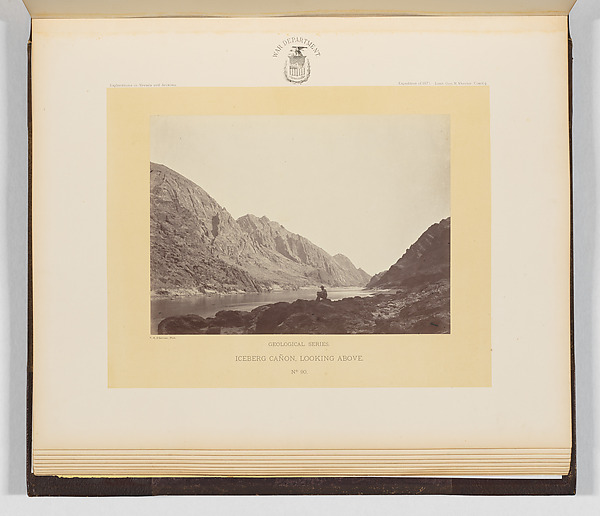 Timothy H. O'Sullivan, Iceberg Cañon, Looking Above