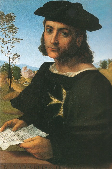 Franciabigio, Portrait of a Knight of Rhodes