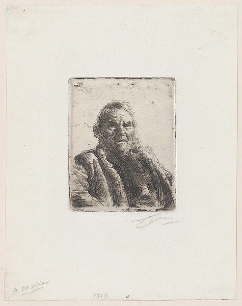 Anders Zorn, Old Soldier