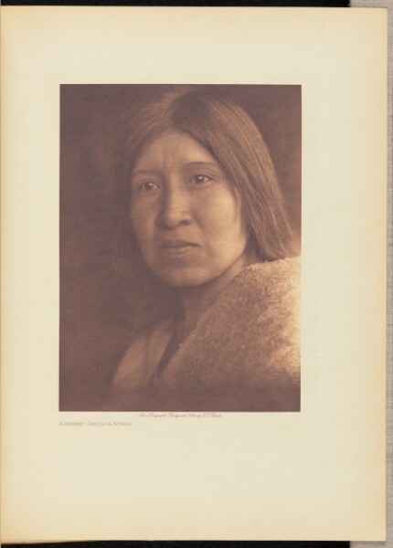 Edward S. Curtis, A Desert Cahuilla Woman