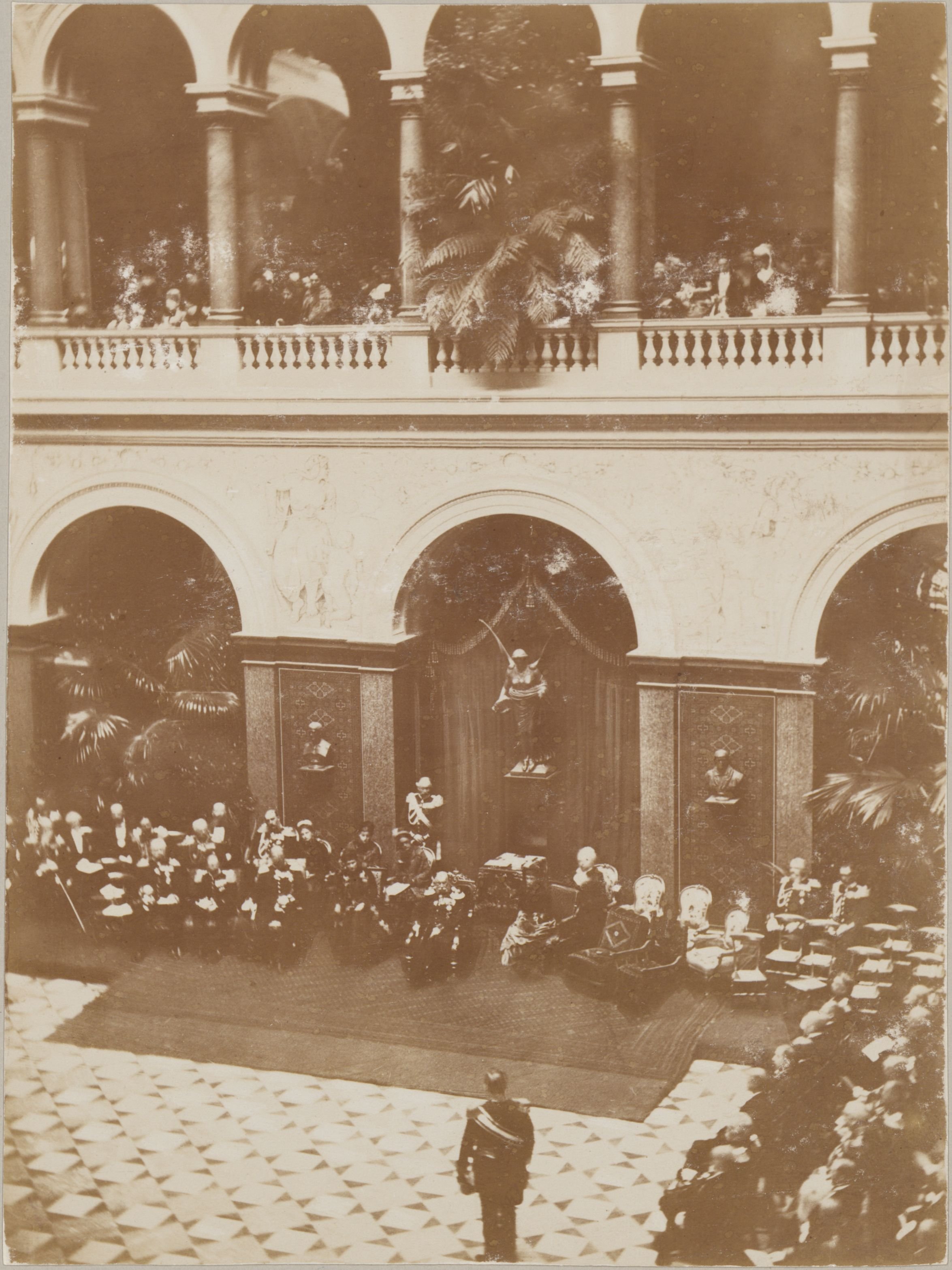 Unknown artist, Jubelfeier für Kaiser Wilhelm I. an der Technischen Hochschule