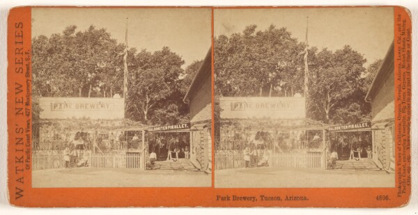 Carleton Watkins, Park Brewery, Tucson, Arizona.