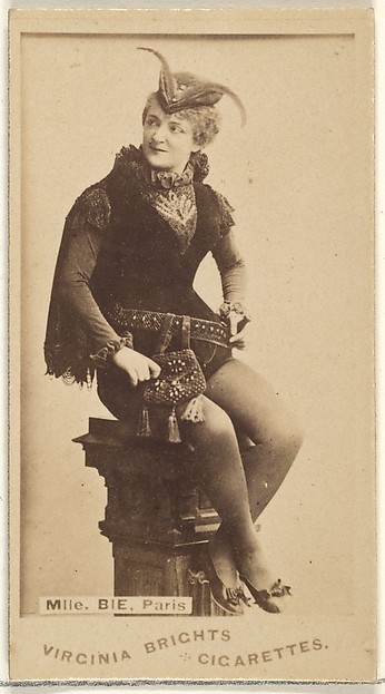 Allen & Ginter, Mlle. Bie, Paris, from the Actors and Actresses series (N45, Type 1) for Virginia Brights Cigarettes