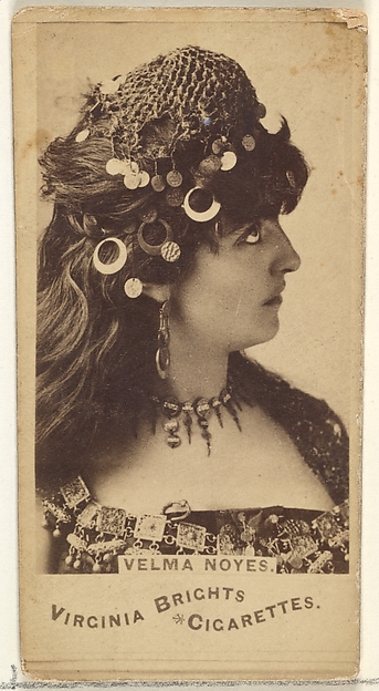 Allen & Ginter, Velma Noyes, from the Actors and Actresses series (N45, Type 1) for Virginia Brights Cigarettes