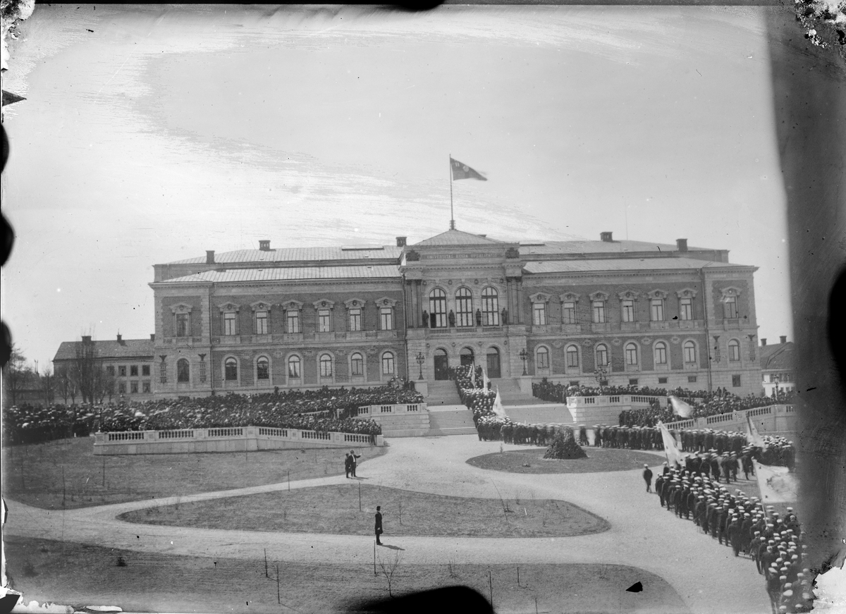 Henri Osti's Fotografiateliér, Universitetshuset invigs, Uppsala 1887