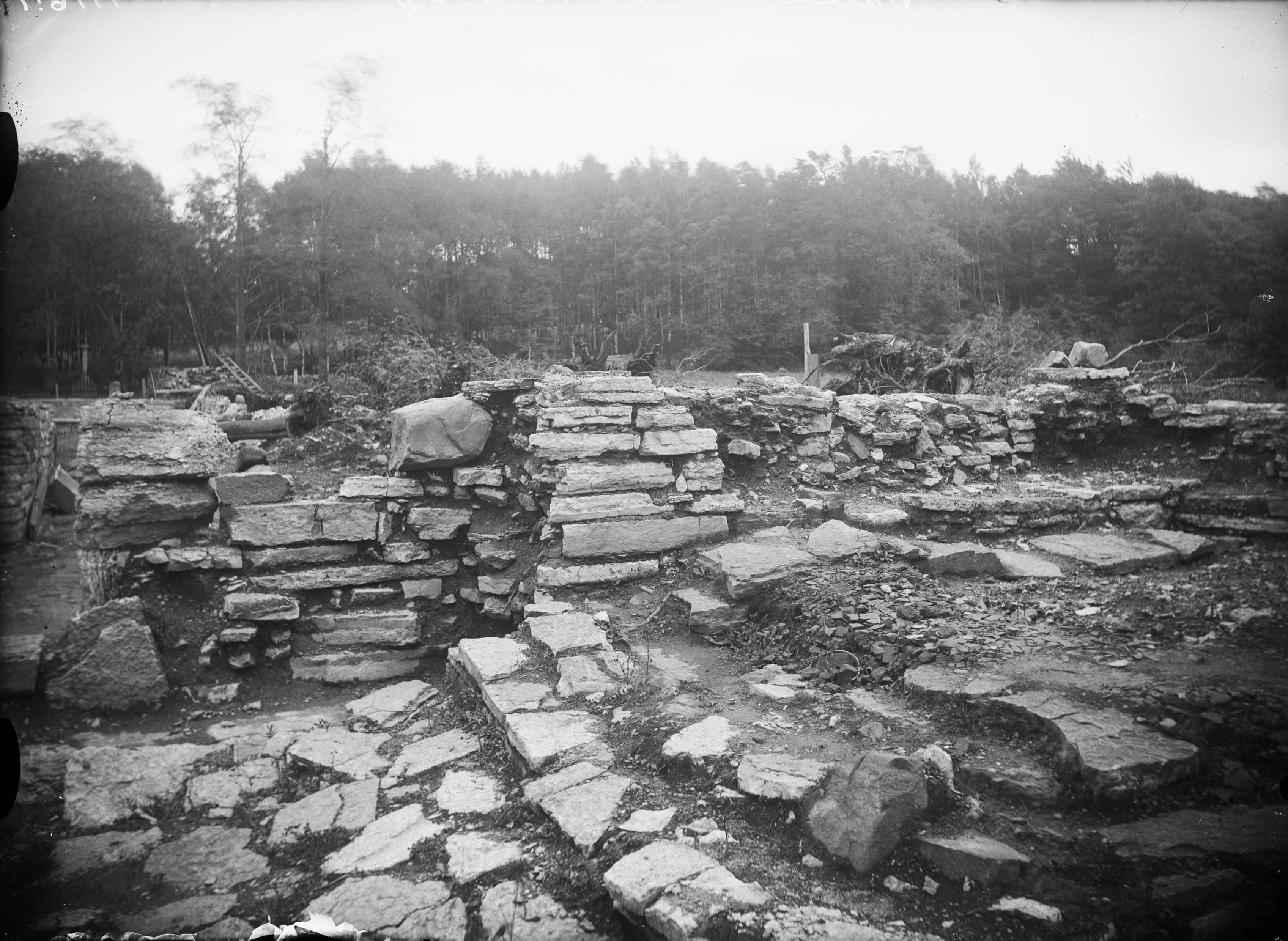 Axel Forssén, Varnhems klosterruin