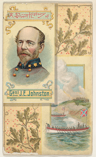 W. Duke, Sons & Co., A Short History of General J. E. Johnston, from the Histories of Generals series (N114) issued by W. Duke, Sons & Co. to promote Honest Long Cut Smoking and Chewing Tobacco