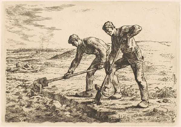 Jean-François Millet, The Diggers