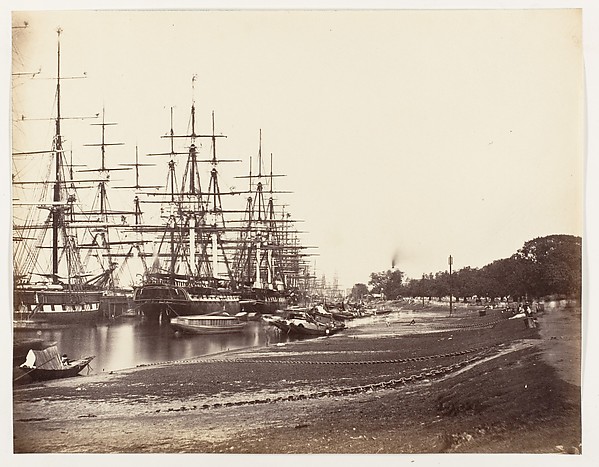 Unknown, [Shipping Lying in the Hoogly River, Calcutta]