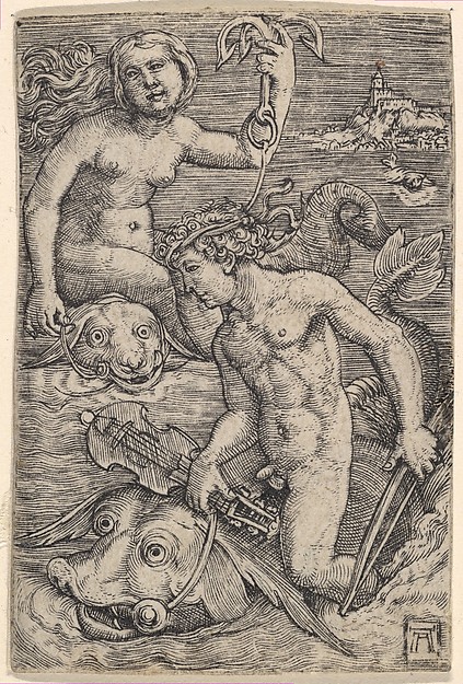 Albrecht Altdorfer, Arion and a Nereid