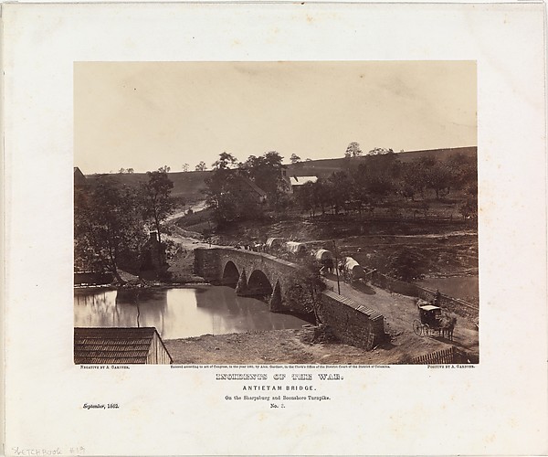Alexander Gardner, Antietam Bridge, On the Sharpsburgh and Boonsboro Turnpike, No. 3, September 1862