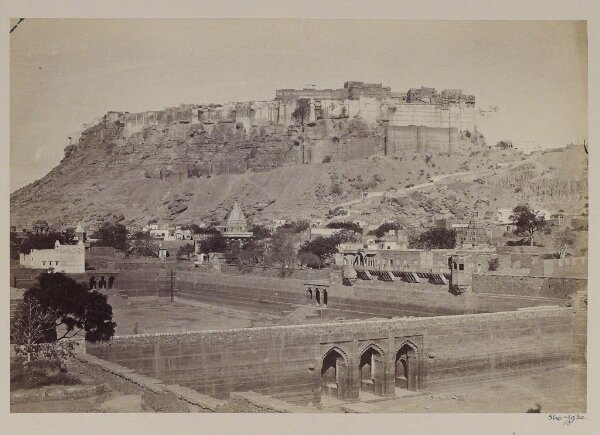 Unknown, View of Jodhpur fort from the old Palace