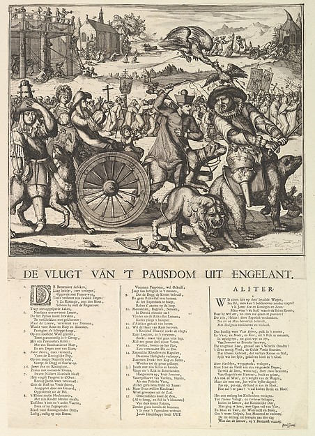 Romeyn de Hooghe, De Vlugt van 't Pausdom