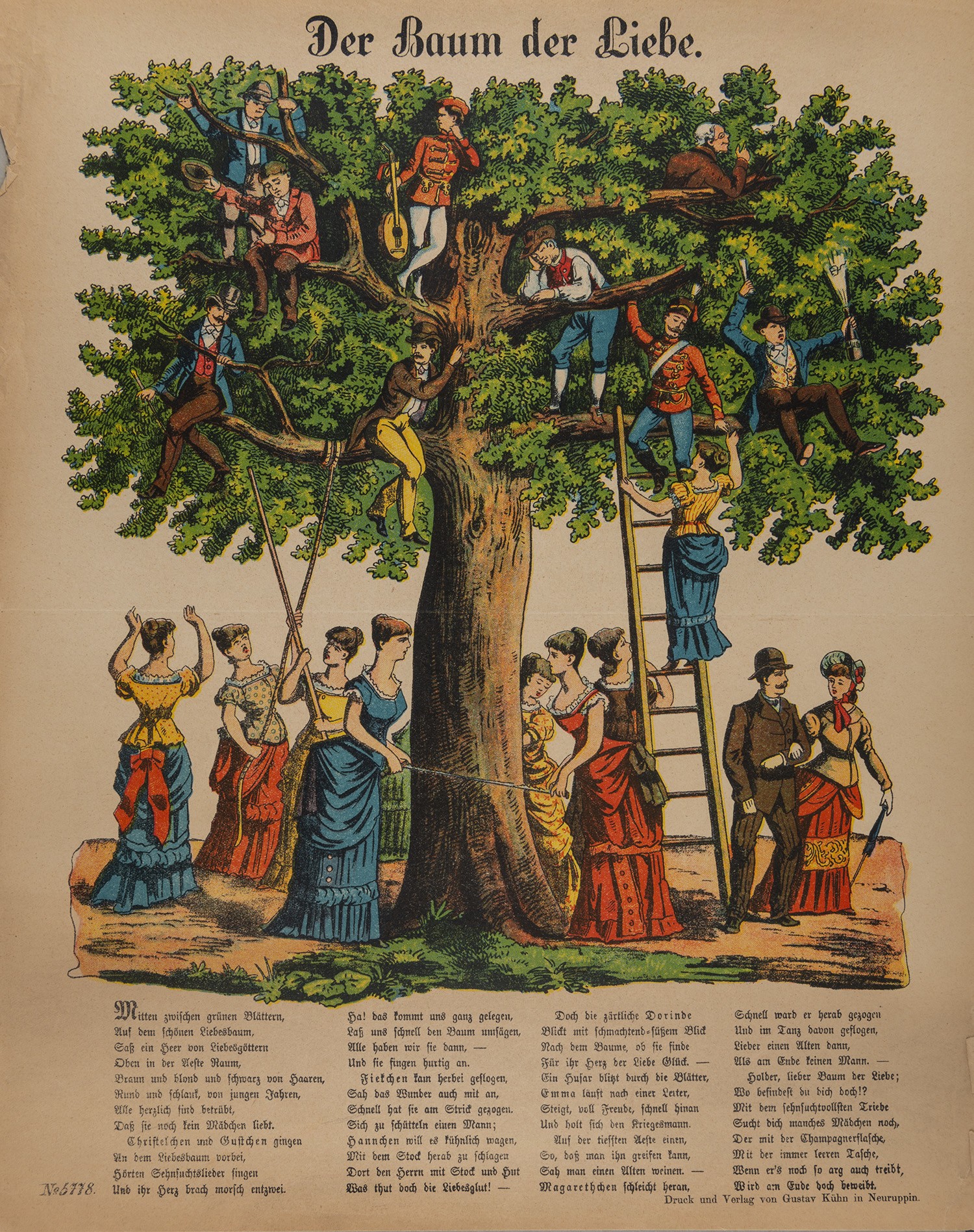 Gustav Kühn (Druckerei und Verlag), "Der Baum der Liebe" (Neuruppiner Bilderbogen Nr. 5778)