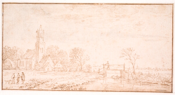 Jan Josefsz van Goyen, Landsbykirken i Lisse