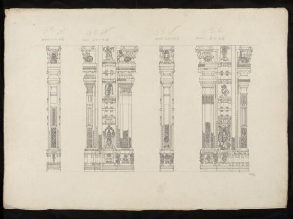 Unknown, Architectural drawing of Tirumala Nayak at Madura,