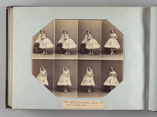 André-Adolphe-Eugène Disdéri, Mlle Troisvalets dans le Papillon
