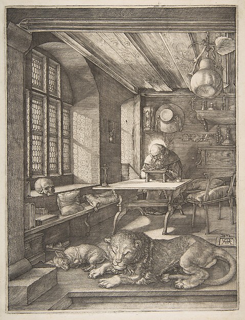 Albrecht Dürer, Saint Jerome in His Study