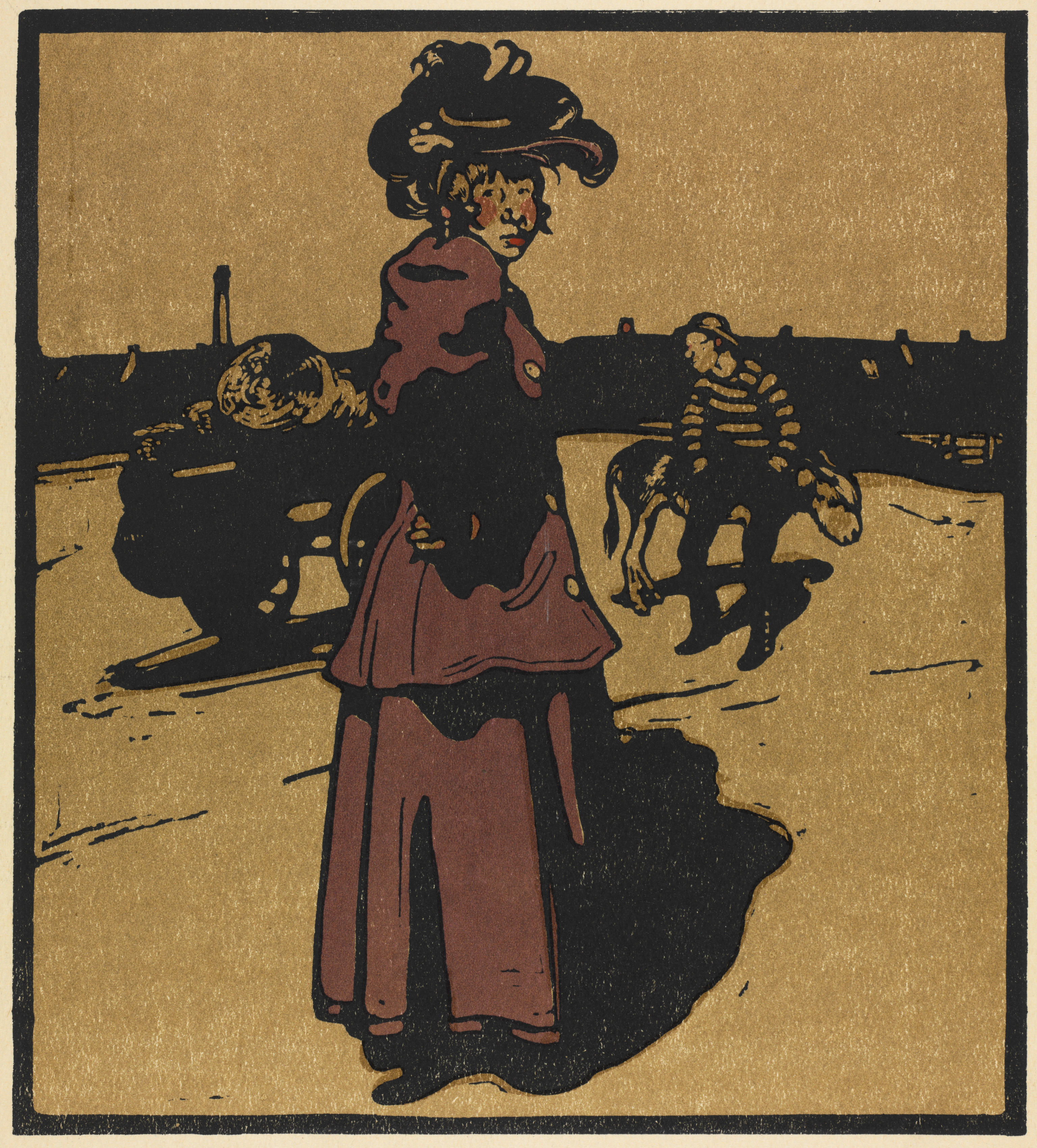 William Nicholson, London Types: Costermonger