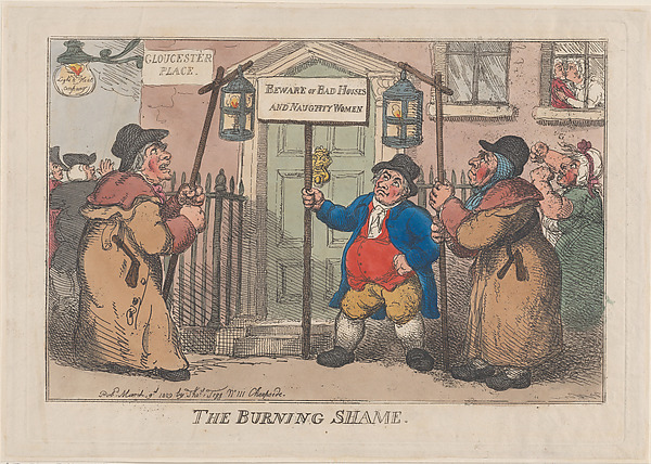 Thomas Rowlandson, The Burning Shame