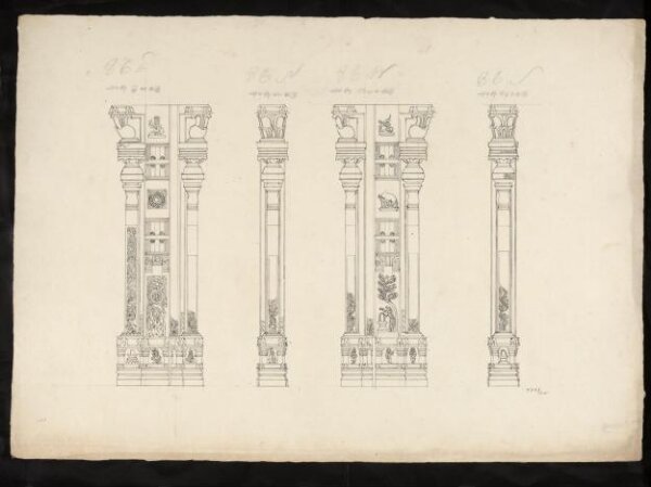 Unknown, Architectural drawing of Tirumala Nayak at Madura,