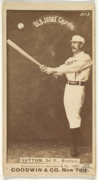 Goodwin & Company, Sutton, 3rd Base, Boston, from the Old Judge series (N172) for Old Judge Cigarettes