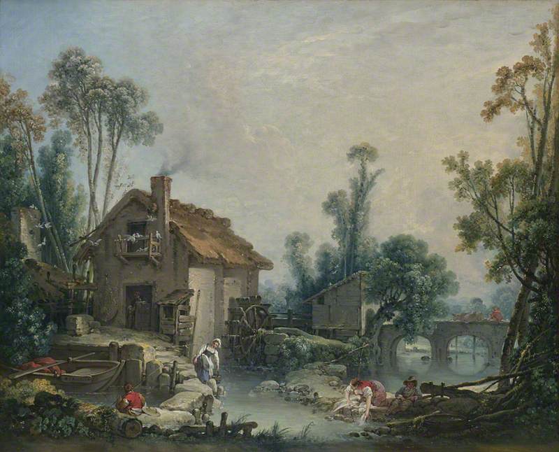 François Boucher, Landscape with a Watermill