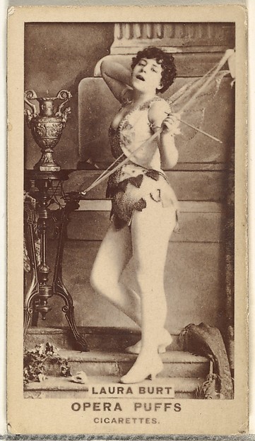 Goodwin & Company, Laura Burt, from the Actors and Actresses series (N171) for Opera Puffs Cigarettes