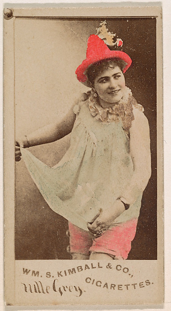 William S. Kimball & Company, Mlle. Grey, from the Actresses series (N203) issued by Wm. S. Kimball & Co.
